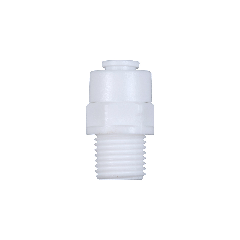 ST019A    一字外螺纹接头 管径1/4*螺纹1/4